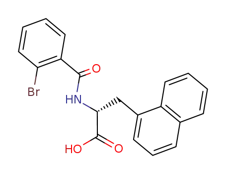 (2R)-2-[(2-bromobenzoyl)amino]-3-naphthalen-1-ylpropanoic acid