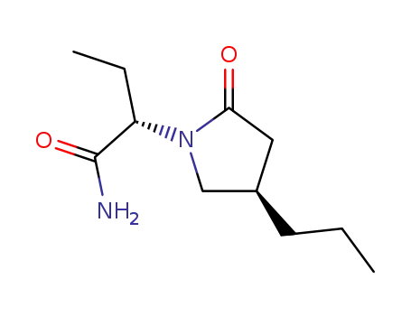 1-Pyrrolidineacetamide,a-ethyl-2-oxo-4-propyl-, (aS,4R)-