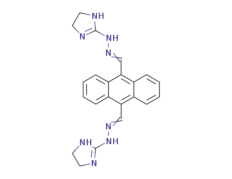 9,10-Anthracenedicarboxaldehyde,9,10-bis[(4,5-dihydro-1H-imidazol-2-yl)hydrazone]