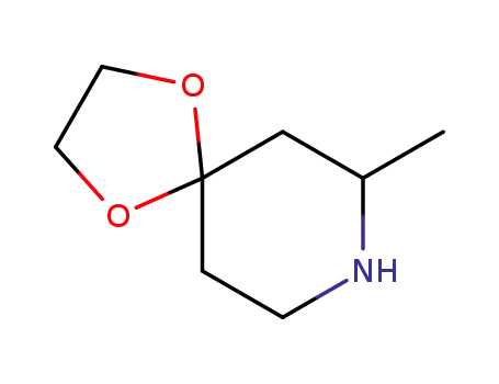 Molecular Structure of 676490-94-1 (7-Methyl-1,4-dioxa-8-azaspiro[4.5]decane)