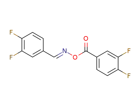 (E)-3,4-di-fluorobenzaldehyde O-3,4-difluorobenzoyloxime
