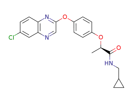 2-[4-(6-chloro-quinoxalin-2-yloxy)-phenoxy]-N-cyclopropylmethyl-propionamide