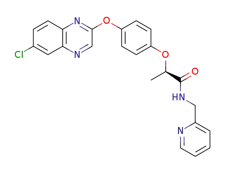 2-[4-(6-chloro-quinoxalin-2-yloxy)-phenoxy]-N-pyridin-2-ylmethyl-propionamide