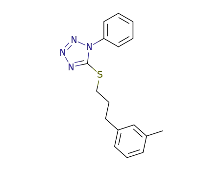 5-(3-m-tolylpropylthio)-1-phenyl-1H-tetrazole