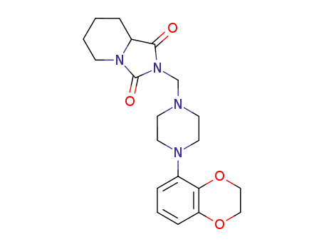 2-[[4-(2,3-dihydro-1,4-benzodioxan-5-yl)piperazin-1-yl]methyl]-1,3-dioxoperhydroimidazo[1,5-a]pyridine