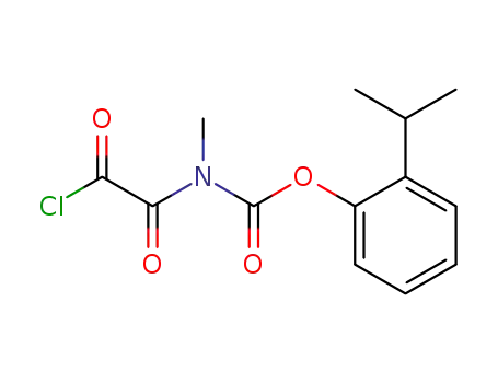 chlorooxalyl-methyl-carbamic acid 2-isopropyl-phenyl ester
