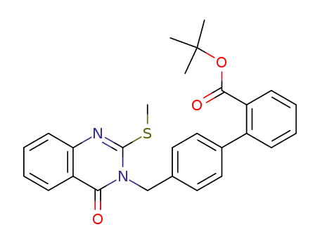 4'-(2-methylsulfanyl-4-oxo-4H-quinazolin-3-ylmethyl)biphenyl-2-carboxylic acid tert-butyl ester
