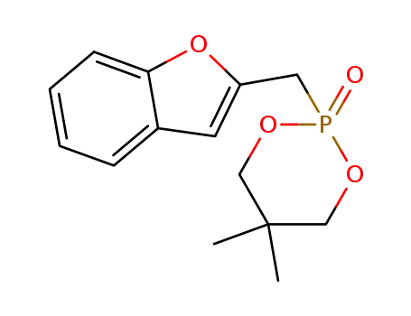 2-(5,5-dimethyl-2-oxo-2λ5-[1,3,2]dioxaphosphinan-2-ylmethyl)-benzofuran