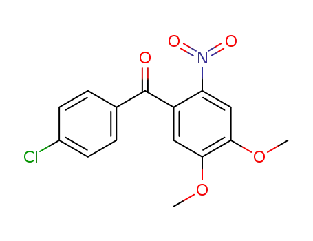 (4-chlorophenyl)-(4,5-dimethoxy-2-nitrophenyl)methanone