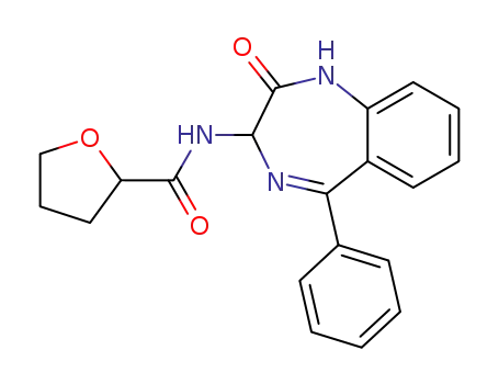tetrahydro-furan-2-carboxylic acid (2-oxo-5-phenyl-2,3-dihydro-1H-benzo[e][1,4]diazepin-3-yl)-amide
