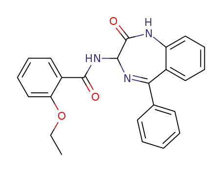 2-ethoxy-N-(2-oxo-5-phenyl-2,3-dihydro-1H-benzo[e][1,4]diazepin-3-yl)-benzamide