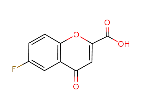 Molecular Structure of 99199-59-4 (6-Fluorochromone-2-carboxylic acid)