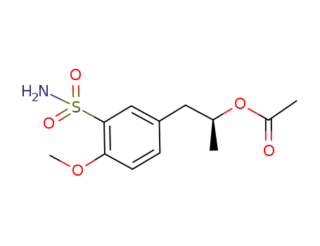 (S)-1-(4-methoxy-3-sulfamoylphenyl)propan-2-yl acetate