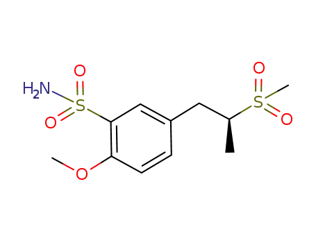 (S)-1-(4-methoxy-3-sulfamoylphenyl)propan-2-yl methanesulfonate