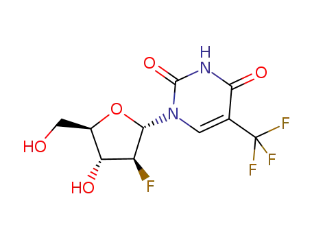 1-(3-fluoro-4-hydroxy-5-hydroxymethyl-tetrahydro-furan-2-yl)-5-trifluoromethyl-1H-pyrimidine-2,4-dione