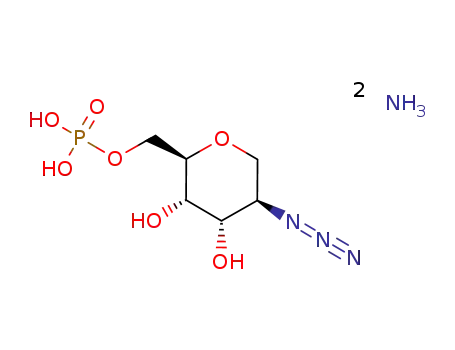 1,5-anhydro-2-azido-2-deoxy-6-O-phosphono-D-altritol diammonium salt