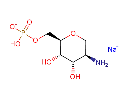 2-amino-1,5-anhydro-2-deoxy-6-O-phosphono-D-altritol sodium salt