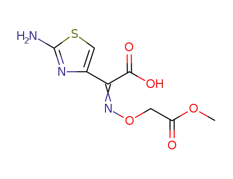 2-(2-aminothiazol-4-yl)-2-methoxycarbonylmethoxyiminoacetic acid