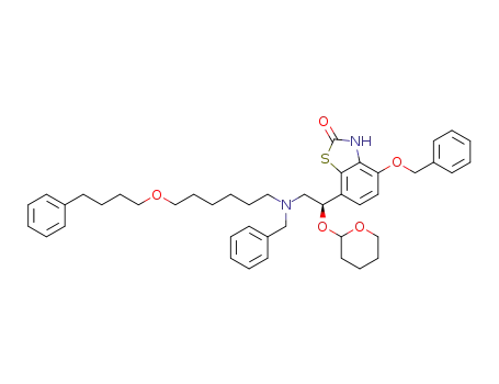4-(benzyloxy)-7-{(1R)-2-{benzyl[6-(4-phenylbutoxy)hexyl]amino}-1-[tetrahydro-2H-pyran-2-yloxy]ethyl}-1.3-benzothiazol-2(3H)-one