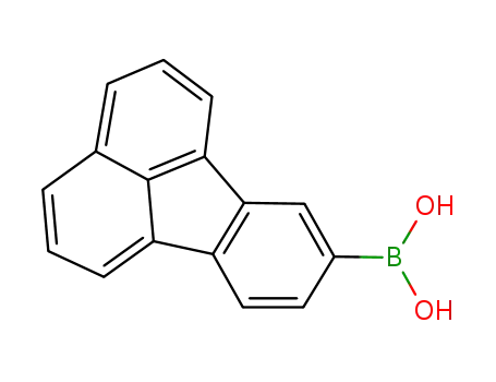 Molecular Structure of 401813-32-9 (Boronic acid, 8-fluoranthenyl-)