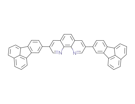 Molecular Structure of 676542-62-4 (1,10-Phenanthroline, 3,8-bis(8-fluoranthenyl)-)