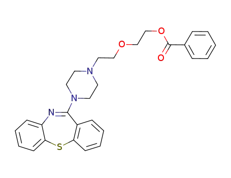 benzoic acid 2-[2-(4-dibenzo[b,f][1,4]thiazepin-11-yl-piperazin-1-yl)-ethoxy]-ethyl ester