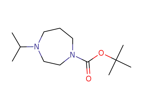 Molecular Structure of 851048-46-9 (tert-butyl 4-isopropyl-1,4-diazepane-1-carboxylate)