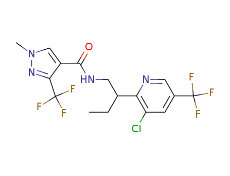 N-{2-[3-chloro-5-(trifluoromethyl)-2-pyridinyl]butyl}-1-methyl-3-(trifluoromethyl)-1H-pyrazole-4-carboxamide