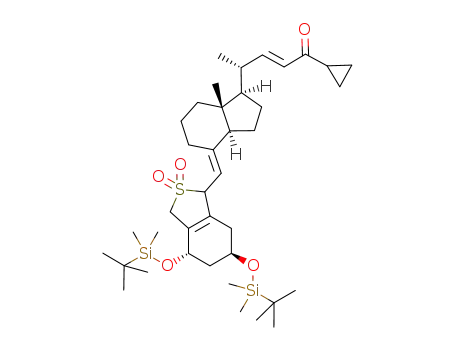 1(S),3(R)-bis(tert-butyldimethylsilyloxy)-20(R)-(3'-cyclopropyl-3'-oxoprop-1'(E)-enyl)-9,10-secopregna-5(E),7(E),10(19)-triene SO2-adducts