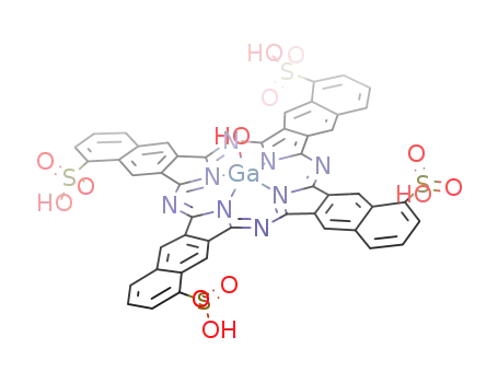 hydroxygallium naphthalocyaninetetrasulfonic acid