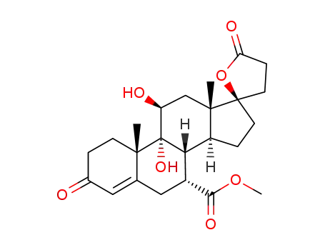 7-methyl hydrogen 9α,11β,17-trihydroxy-3-oxo-17α-pregn-4-ene-7α,21-dicarboxylate, γ-lactone