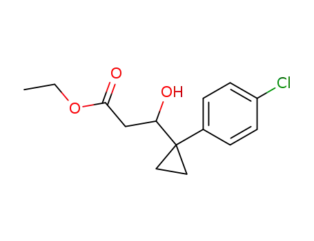 ethyl 1-(p-chlorophenyl)-β-hydroxy-cyclopropanepropionate