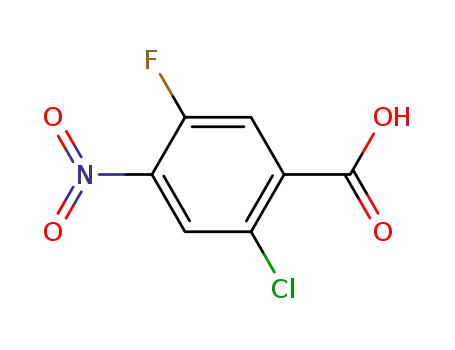 2-chloro-5-fluoro-4-nitrobenzoic acid