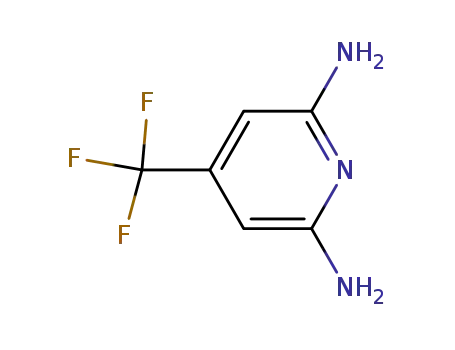 Molecular Structure of 130171-52-7 (4-trifluoromethyl-2,6-pyridinediamine)