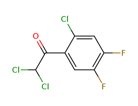 2-chloro-4,5-difluoro-α,α-dichloroacetophenone