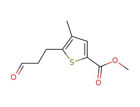 methyl 4-methyl-5-(3-oxopropyl) thiophene-2-carboxylate