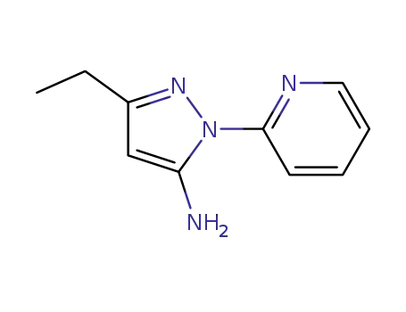 Molecular Structure of 364728-11-0 (1H-Pyrazol-5-amine, 3-ethyl-1-(2-pyridinyl)-)