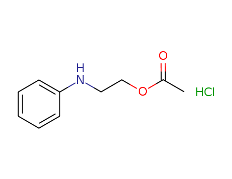 Ethanol, 2-(phenylamino)-, acetate (ester), hydrochloride
