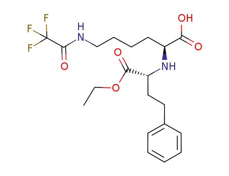 (2S)-6-amino-2-[[(2S)-1-ethoxy-1-oxo-4-phenylbutan-2-yl]-(2,2,2-trifluoroacetyl)amino]hexanoic acid