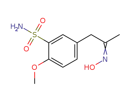2-methoxy-5-(2-hydroxyiminopropyl)benzenesulfonamide
