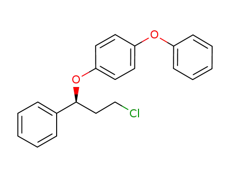 Molecular Structure of 387827-50-1 (Benzene, 1-[(1S)-3-chloro-1-phenylpropoxy]-4-phenoxy-)
