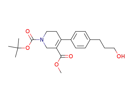 4-[4-(3-hydroxypropyl)phenyl]-5,6-dihydro-2H-pyridine-1,3-dicarboxylic acid 1-tert-butyl ester 3-methyl ester