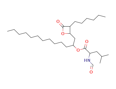 1-(3-hexyl-4-oxo-oxetan-2-yl)tridecan-2-yl 2-formylamino-4-methylpentanoate