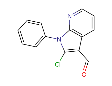 2-chloro-1-phenyl-1H-pyrrolo[2,3-b]pyridine-3-carbaldehyde