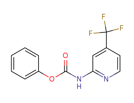 Molecular Structure of 857265-11-3 (phenyl (4-(trifluoroMethyl)pyridin-2-yl)carbaMate)