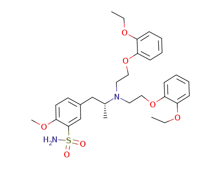 5-((R)-2-{bis-[2-(2-ethoxyphenoxy)ethyl]amino}-propyl)-2-methoxybenzenesulfonamide