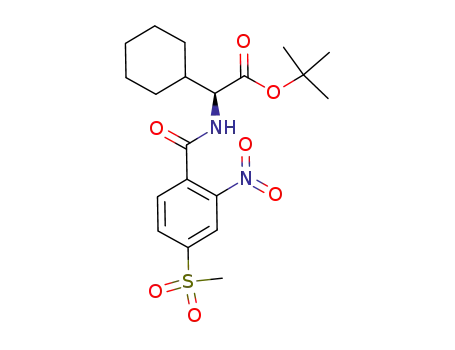 1,1-dimethylethyl (2S)-cyclohexyl-({[4-(methylsulfonyl)-2-nitrophenyl]carbonyl}amino)ethanoate