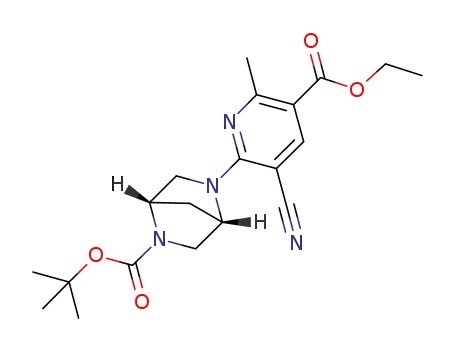 (1S,4S)-tert-butyl 5-(3-cyano-5-(ethoxycarbonyl)-6-methylpyridin-2-yl)-2,5-diazabicyclo[2.2.1]heptane-2-carboxylate