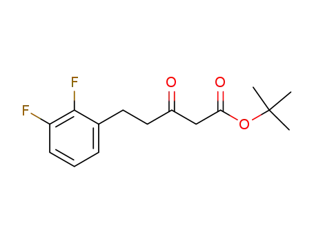 5-(2,3-difluorophenyl)-3-oxopentanoic acid tert-butyl ester