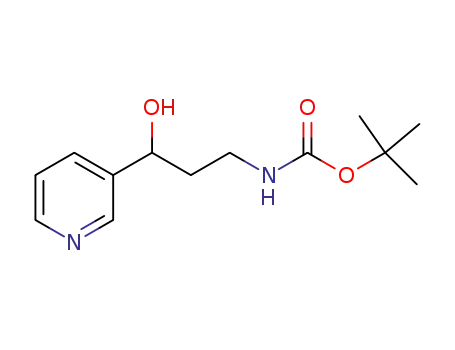 [3-Hydroxy-3-(3-pyridinyl)propyl]carbamic acid, 1,1-dimethylethyl ester